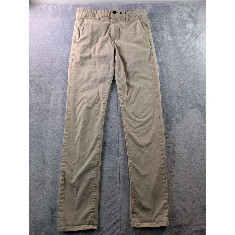 Rag & Bone Fit 2 Beige Chino Pants Mens 30 Slim Cotton Blend M1723O060BEI